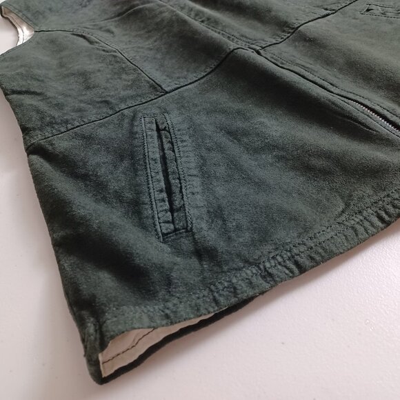 Skotts Washable Suede Zip-up Vest - Picture 6 of 16